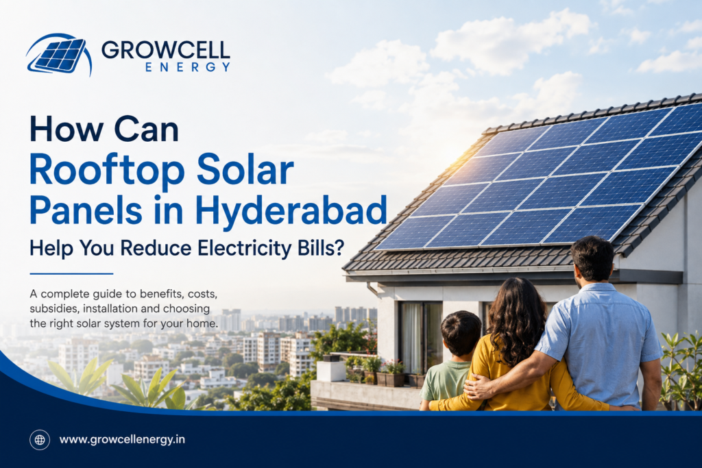 rooftop solar panels in Hyderabad